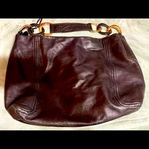 Michael kors large black hobo bag